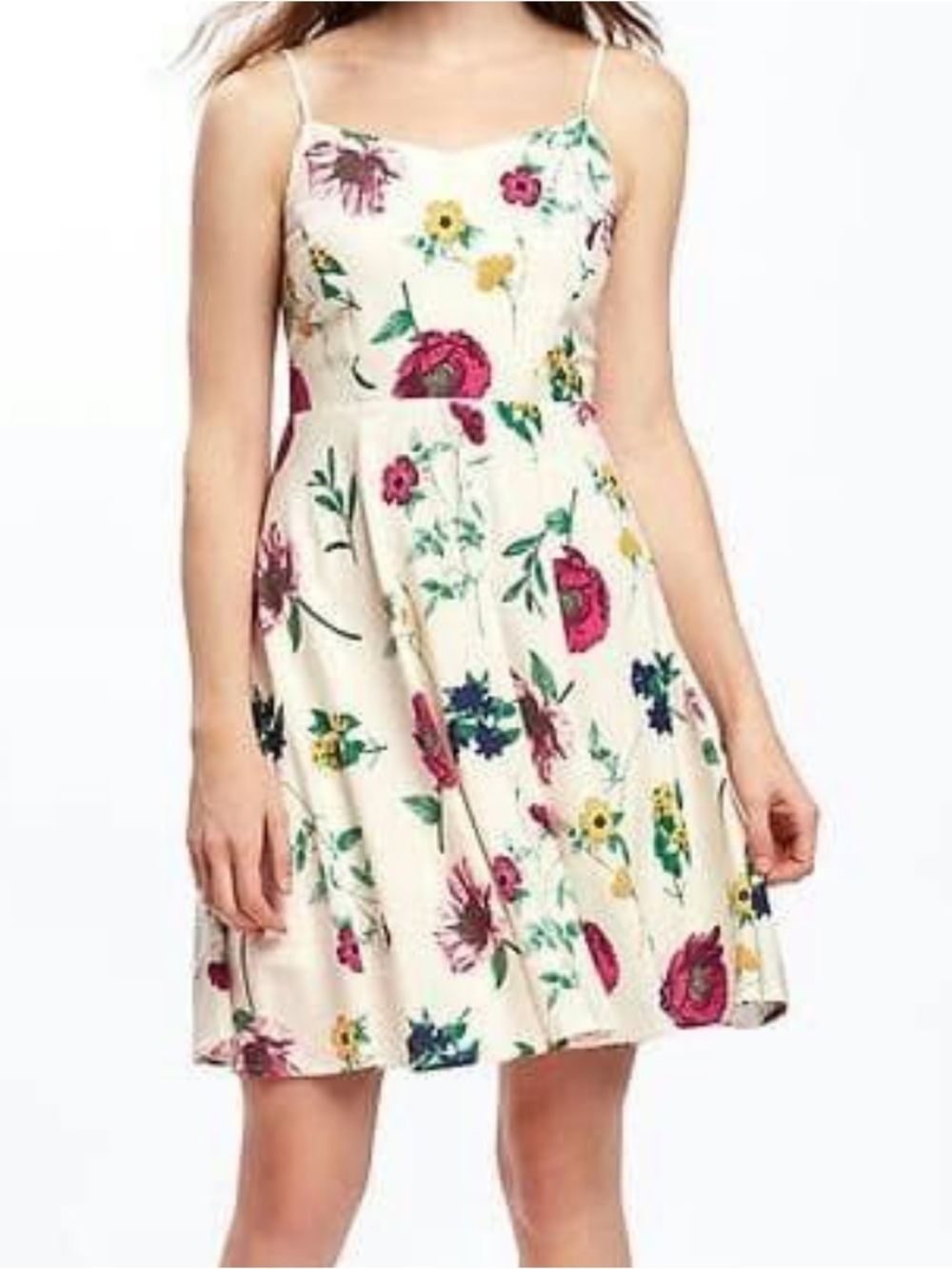 OLD NAVY Multicolored Floral Sundress Size Small